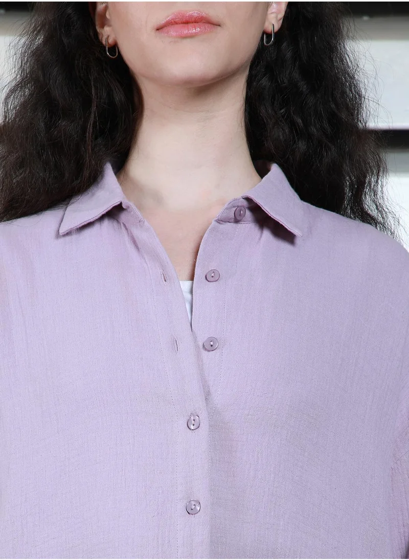 HIGH STAR Women Sea fog Shirts