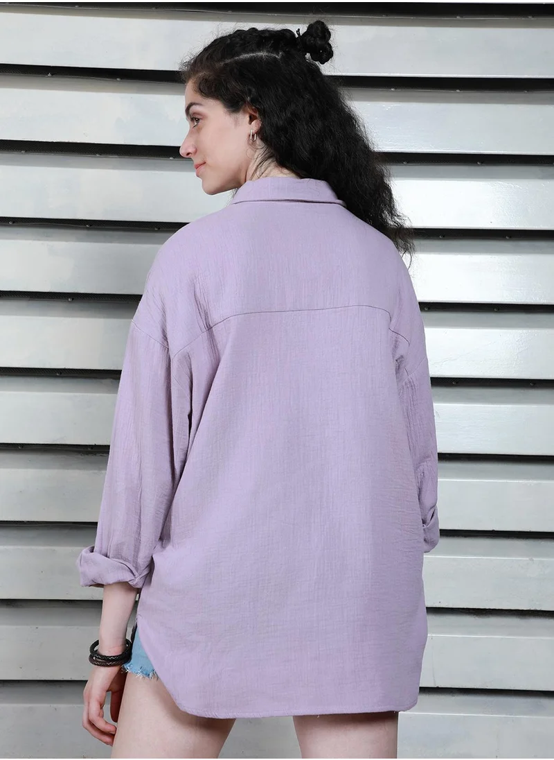 HIGH STAR Women Sea fog Shirts