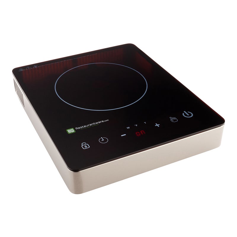 Restaurantware-Home Pro Portable Induction Cooktop RWT0095 - 1800W (120V) Countertop Induction Cooker with Digital Temperature Display - Perfect for Home and RV Use - Image 1
