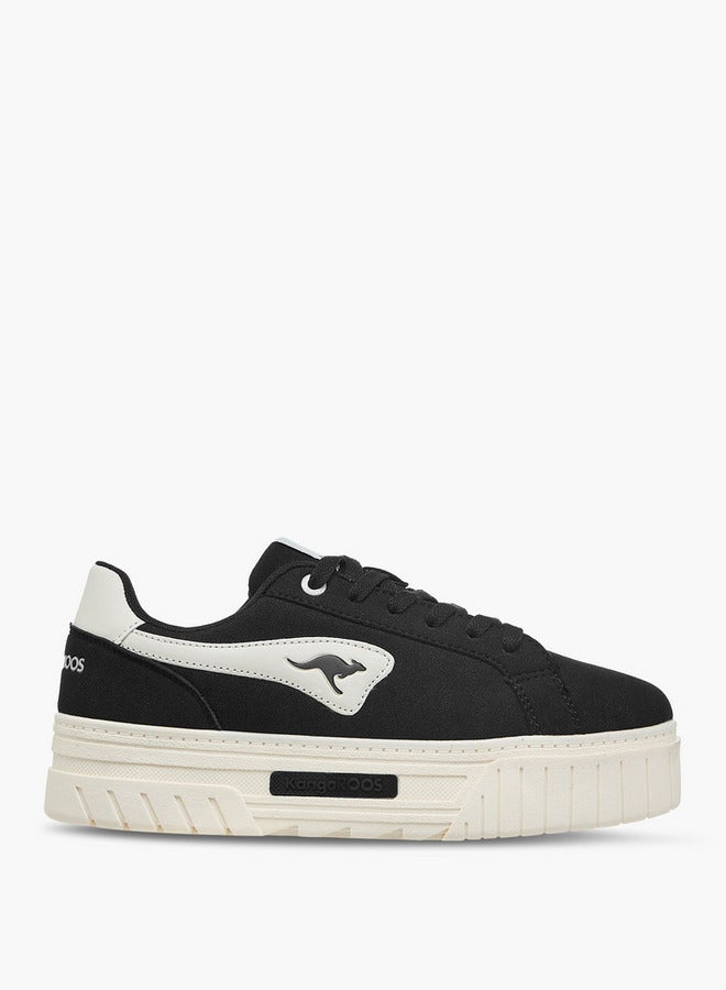 kangaROOS Women's Colourblock Sports Shoes with Lace-Up Closure - Image 3