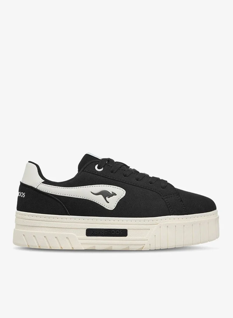 kangaROOS Women's Colourblock Sports Shoes with Lace-Up Closure
