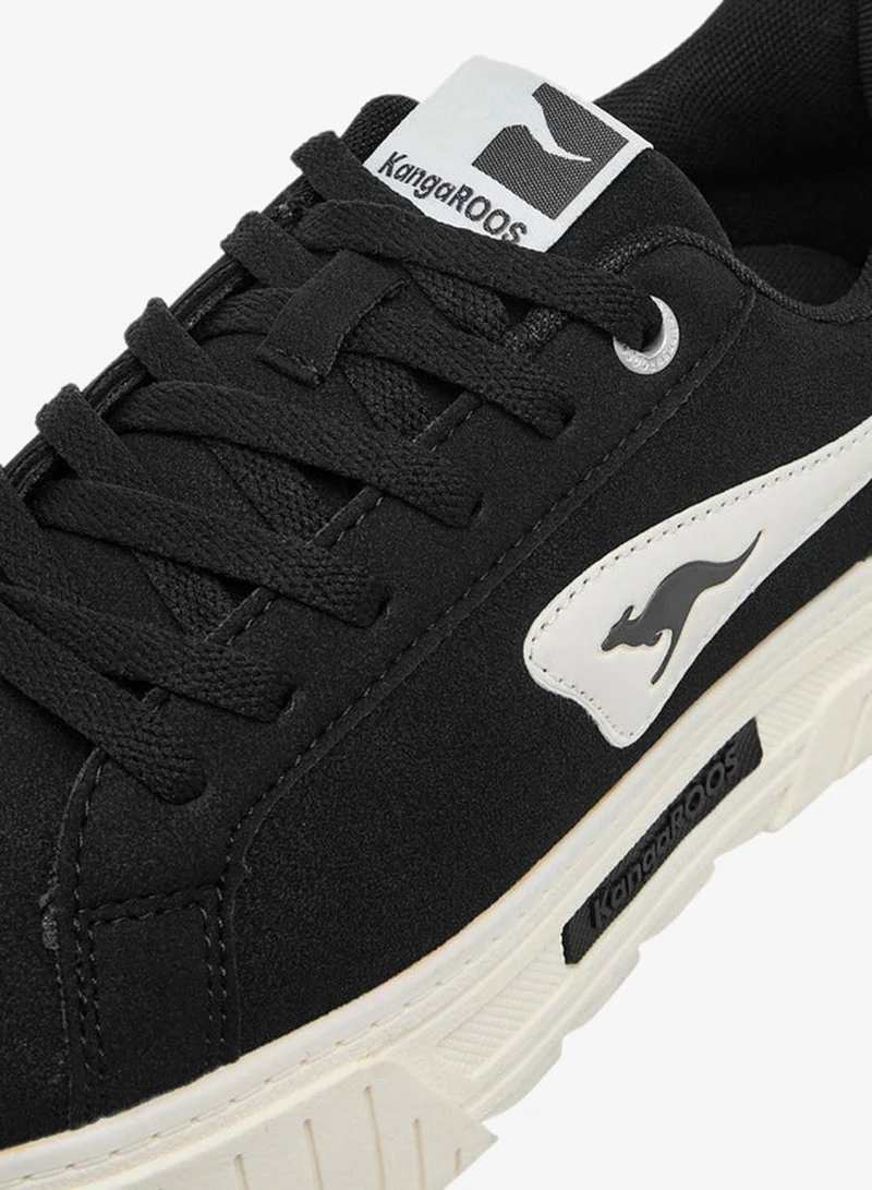 kangaROOS BLACK Women's Colourblock Sports Shoes with Lace-Up Closure for Women | Best Price UAE