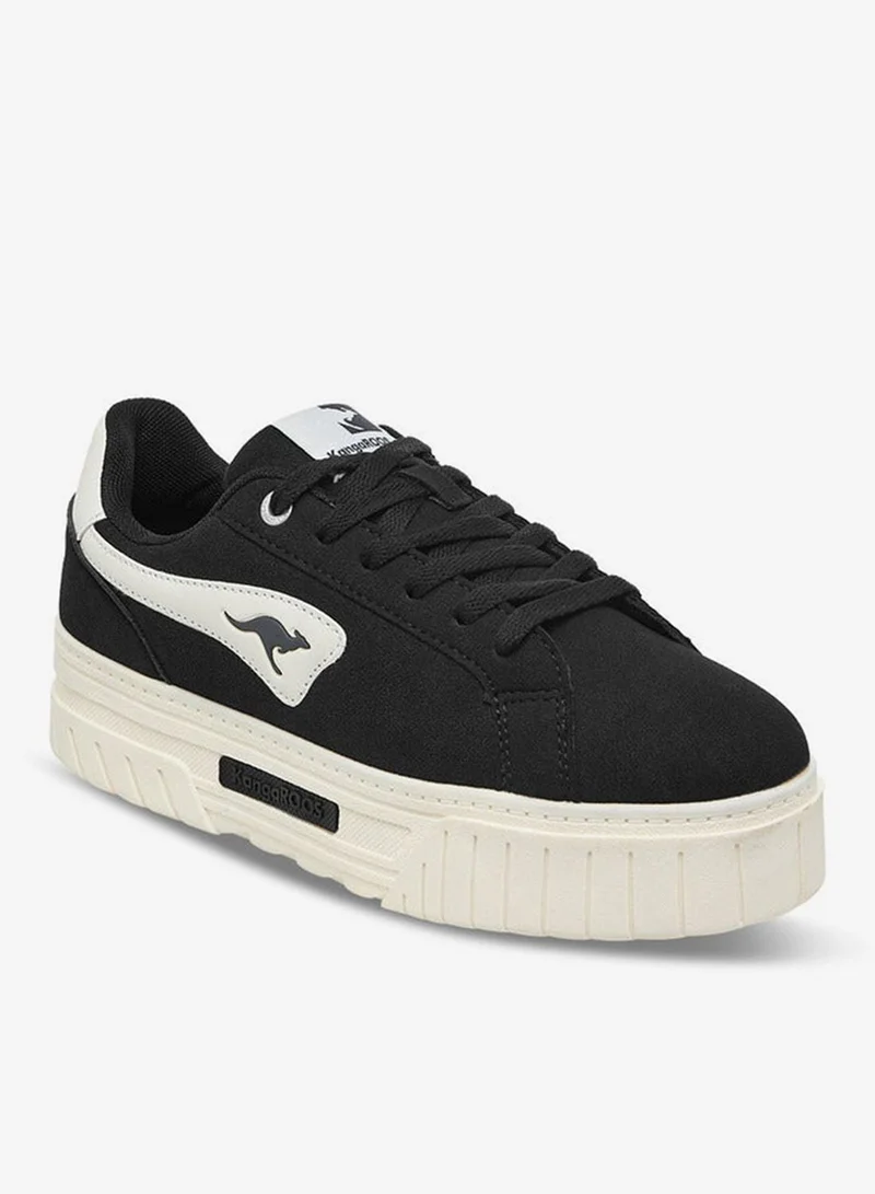 kangaROOS Women's Colourblock Sports Shoes with Lace-Up Closure