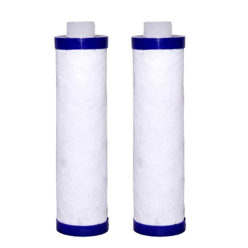 CARE N MADE Care Made Aqua Plus PP Spun 5 Micron 10 inch Carbon Thread ROUVUF PreOuter Sediment Filter CandleCartridge Pack of 2 - Image 1