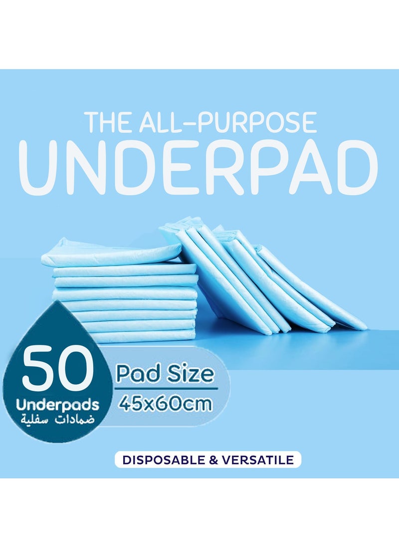 Nappy time Nappy Time Disposable Changing Mats, Nappy Pad, Baby Diaper Mat, Leak-proof, High Absorbency, 100% Water-proof Size 45x60 - 25 sheets packed in 2 (50 sheets)  - Image 4
