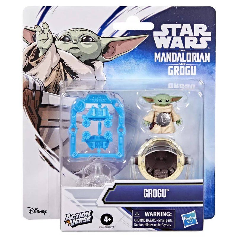 Star Wars The Mandalorian And Grogu ActionVerse Grogu Action Figure Playset (3.3 cm) - Image 1