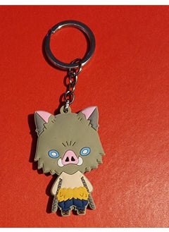 Toyfest Demon Slayer Figures Tanjirou Nezuko Agatsuma Zenitsu Hashibira Inosuke Itabag Keychain -4 Pcs  - Image 5