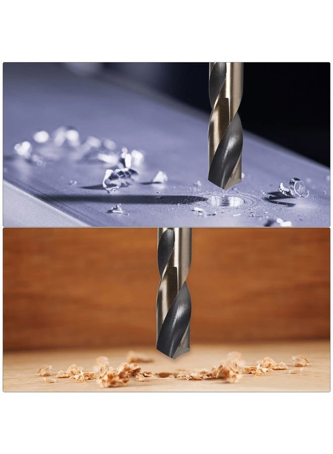 uxcell M5 x 0.8 Straight Flute Thread Tap and 4.2mm Twist Drill Bit Set, Metric Titanium Plated 4321 High Speed Steel Machine Screw Thread Tap Threading Drilling Tool - Image 5