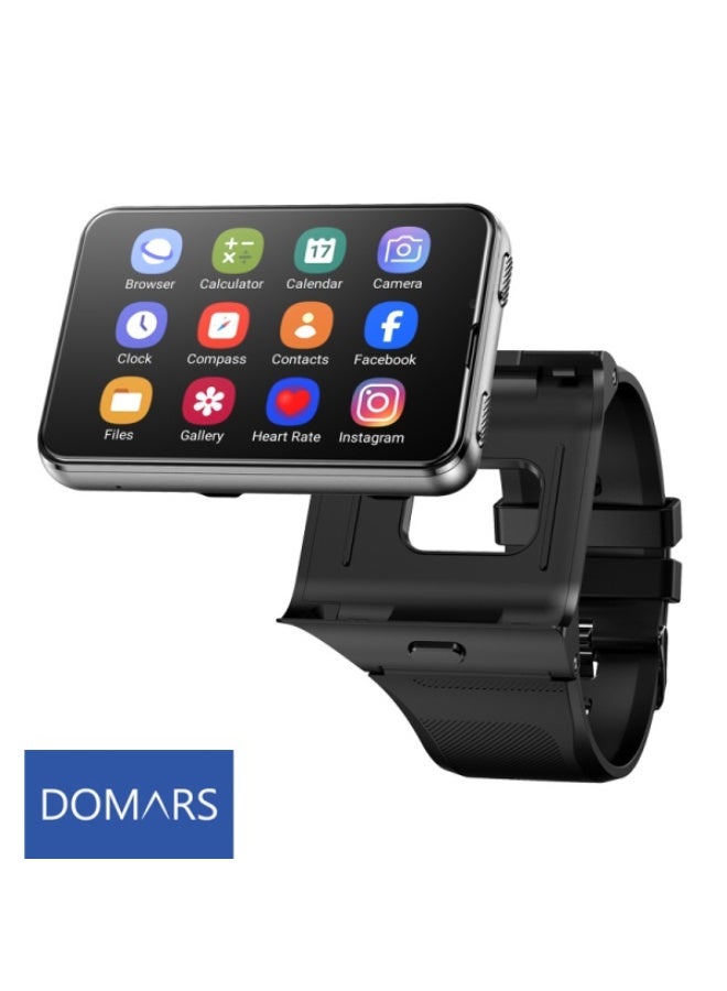 دومرز‌ Domars 2025 ساعة ذكية جديدة مزودة بشاشة لمس قابلة للفصل مقاس 2.88 بوصة مع إمكانية الرد على المكالمات وإجراء المكالمات وتذكير الرسائل والمكالمات المرئية والتقاط الصور، ساعة لياقة بدنية متعددة الوظائف مع أكثر من 100 وضع رياضي، ساعات ذكية لأجهزة iPhone/Android، جهاز تتبع النشاط للرجال والنساء - Image 1