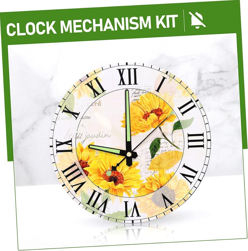 POPETPOP Battery Operated Clock Movement Luminous Hands Clock Mechanism Replacement Kit - Image 5