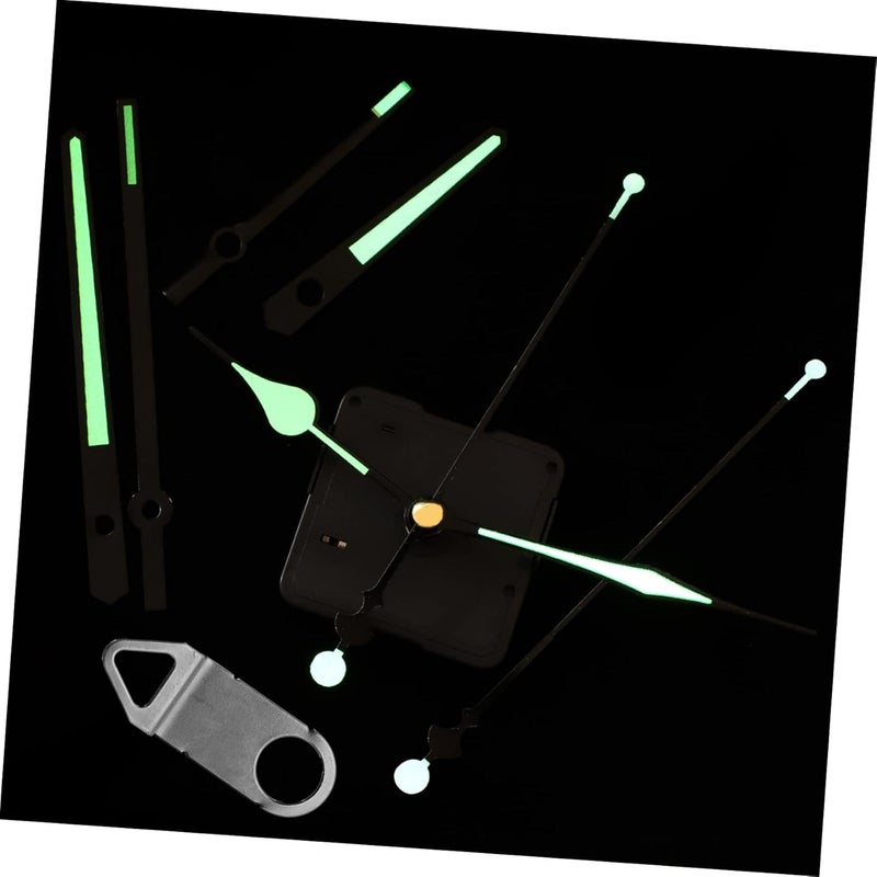 POPETPOP Battery Operated Clock Movement Luminous Hands Clock Mechanism Replacement Kit - Image 1