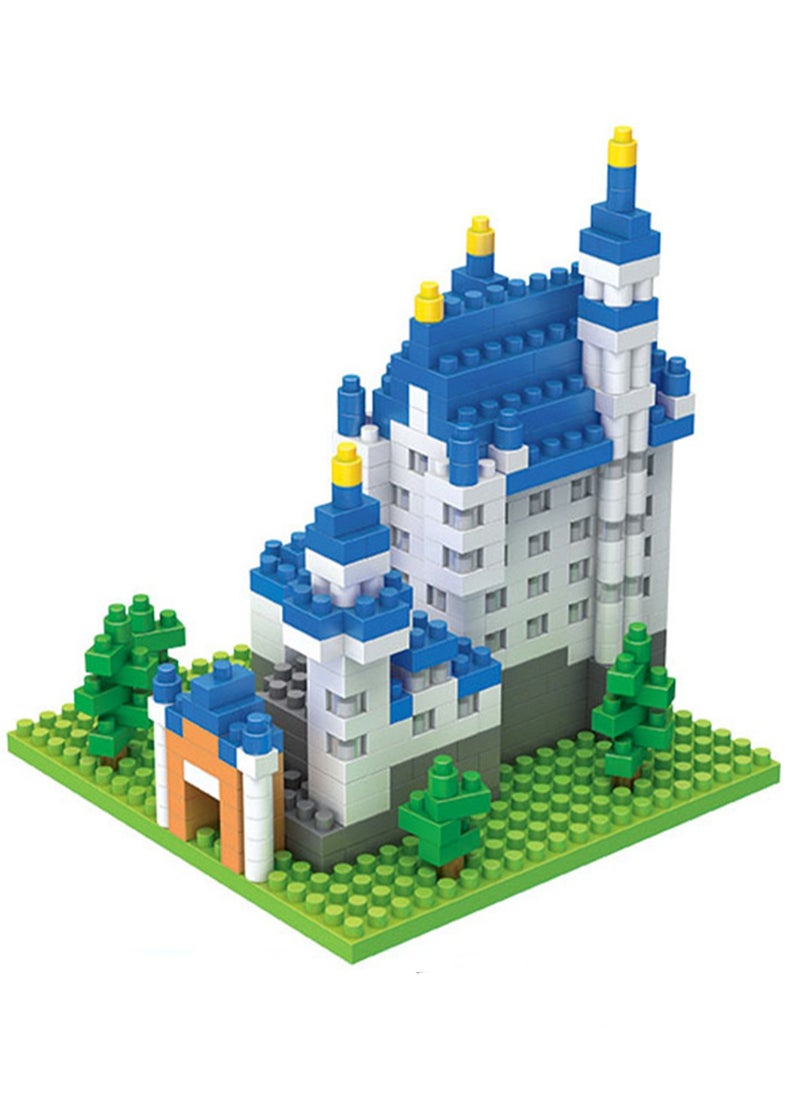 Children's Educational Assembly And Construction Toys Small Particle Assembly Building Blocks (Swan Castle 520Pcs)  - Image 1
