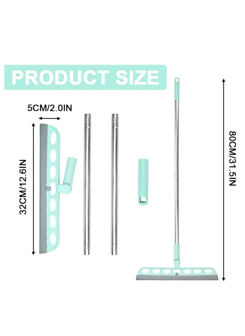 KASTWAVE - Floor Squeegee Mop, Widen Wet Room Floor Squeegee, Quick Drying Water Broom Squeegee Floor Scrubber for Water Scraping, Dusting, Stain Removing, Window Scraping (F), 44x15, - Image 1