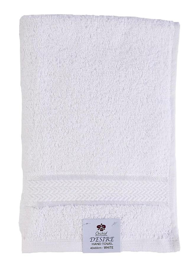Orchid Desire Hand Towel 41X61cm White