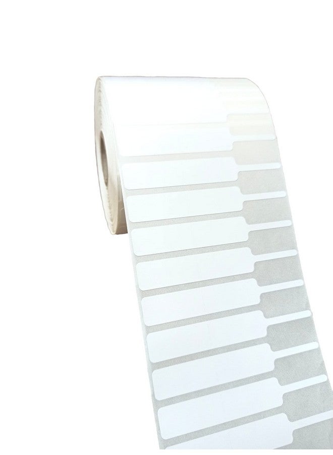 BAR-CODING TECH, 81mm X 12mm Jewellery Label Tag, Single Tail, Glossy Polyester, Fully Self Adhesive, Optical Barcode Pricing Tags, 1 Roll of 3000 Labels (1) - Image 2