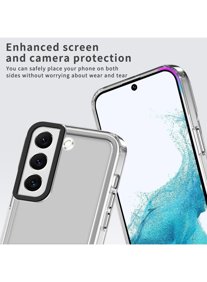 S-TOP Case For Samsung Galaxy S22 5G Transparent Acrylic + TPU Shockproof Phone Case - Image 3