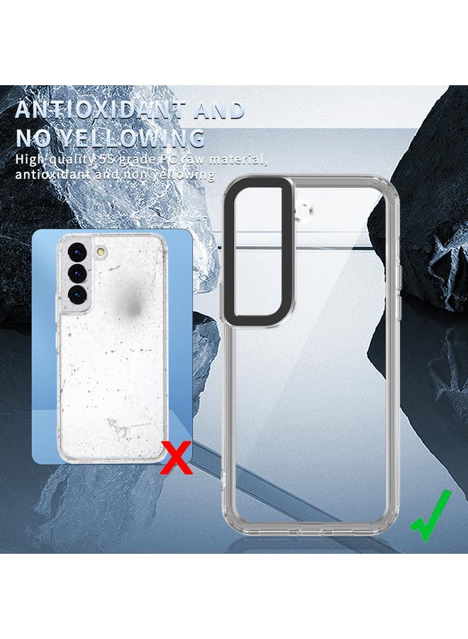 S-TOP Case For Samsung Galaxy S22 5G Transparent Acrylic + TPU Shockproof Phone Case - Image 4