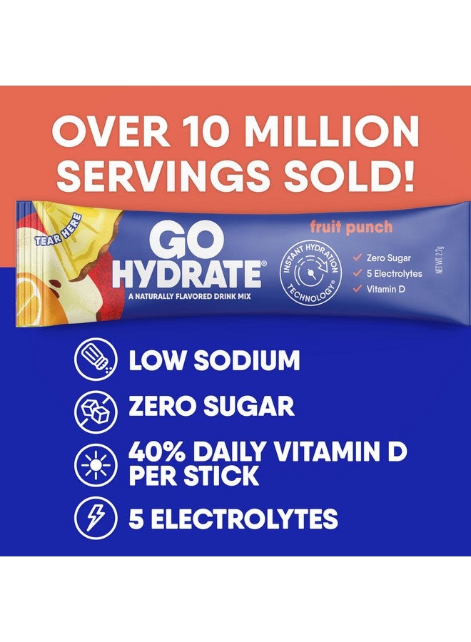 جو هايدرايت عبوات مسحوق الترطيب الفوري من جوهيدرات - مزيج مشروب منخفض الصوديوم من الإلكتروليتات - دعم طبيعي للترطيب، مشروب مسحوق بنكهة الإلكتروليتات خالي من السكر مع فيتامين د، 30 عبوة، بنكهة الفواكه - Image 2