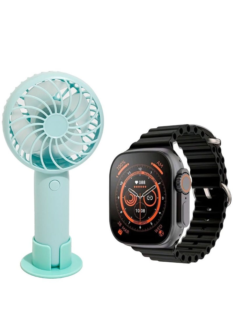 KEQIWEAR Keqiwear WS Q9 Ultra smart watch 49mm men's and women combo Box compatible for iOS and android  - Image 1