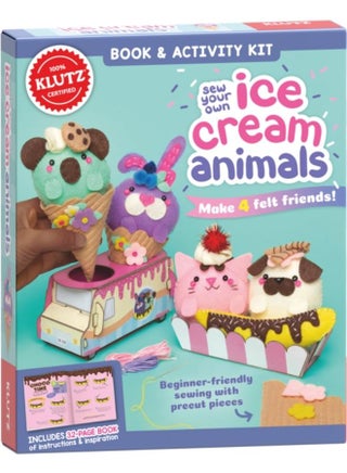 Sew Your Own Ice Cream Animals (Klutz) - pzsku/Z56252CB5465F342AE8E1Z/45/_/1721460758/31b6797f-286f-4e71-91a6-69f309124eee