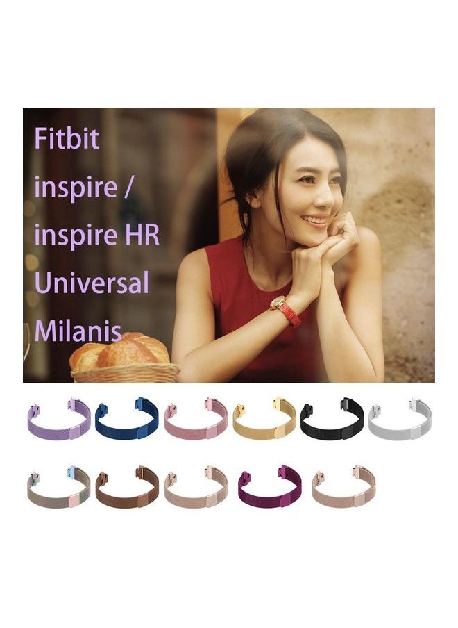 NIBEMINENT unisex Suitable Fitbit Inspire Milanese Soft Strap Wrist  - Image 5