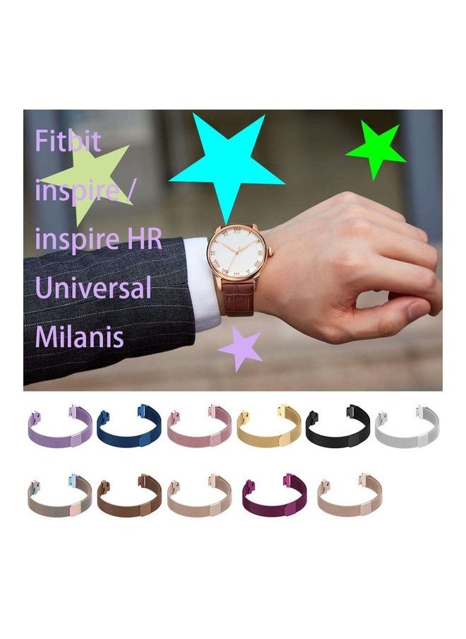NIBEMINENT unisex Suitable Fitbit Inspire Milanese Soft Strap Wrist  - Image 4