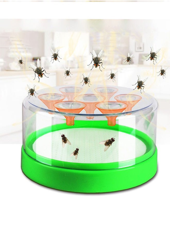 Geustos - Automatic Indoor Outdoor Fly Trap Device Green 16.5x7.6cm - Image 1