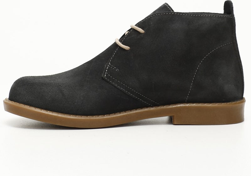 Gönderi(r) Post(R) Gön Genuine Leather Wide Toe Lord Mold Rubber Sole Lace-Up Women's Daily Boots 51423  - Image 4