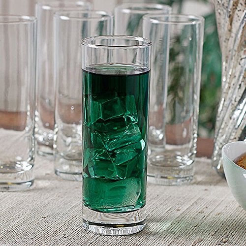 Ocean Ocean New York Hi Ball 340 ml Soda Lime Clear Glass Set of 6 Used for Serving Water Cold Drinks Juice Cocktail Milkshake Smoothie Ideal for Home Party Restaurant Gift for Special Occasion  - Image 1