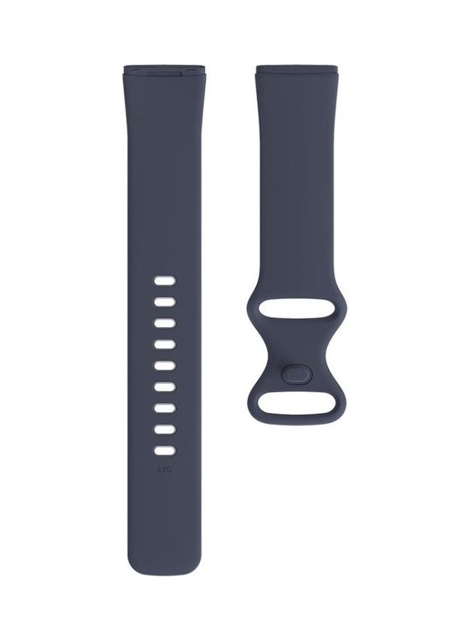 NIBEMINENT Silicone Replacement Band For Fitbit Versa 3/Sense Blue - Image 2