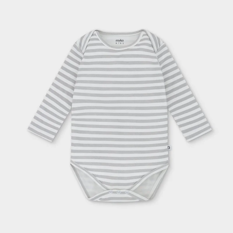 myko kids Panda Long Sleeve Bodysuit