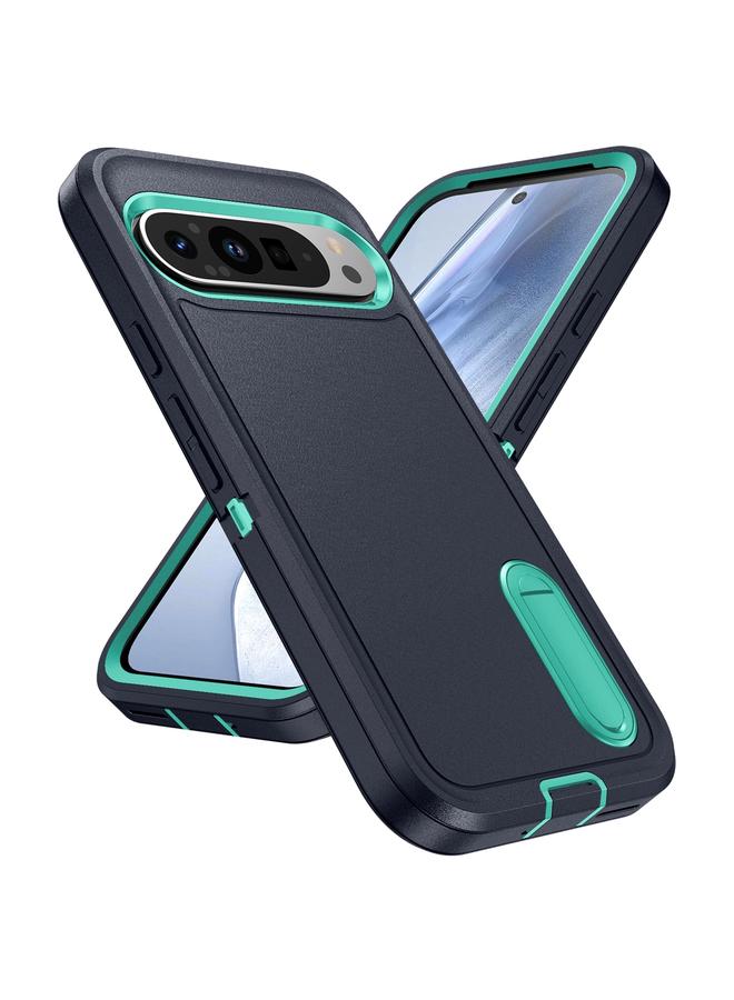 S-TOP Case For Google Pixel 9 Pro Rugged PC + Silicone Phone Case with Holder - Image 2