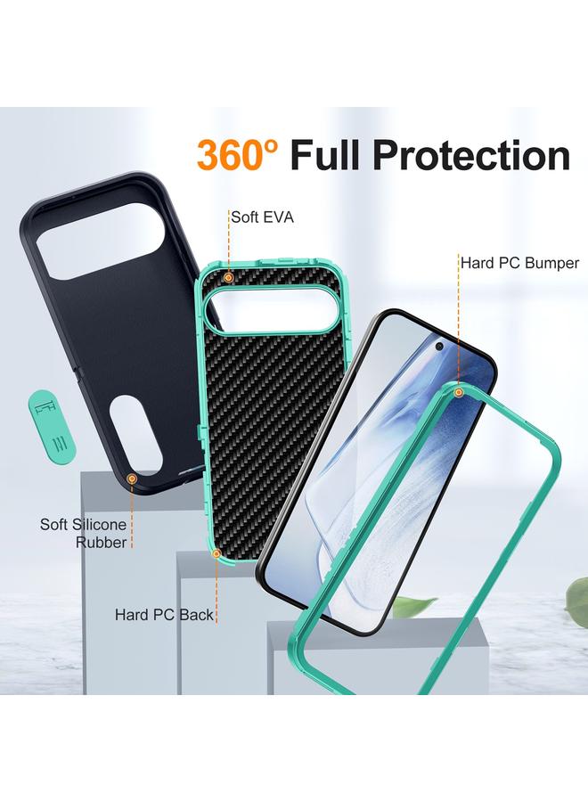 S-TOP Case For Google Pixel 9 Pro Rugged PC + Silicone Phone Case with Holder - Image 4