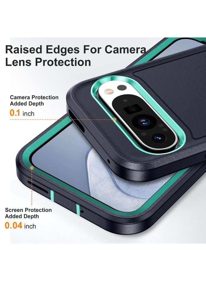 S-TOP Case For Google Pixel 9 Pro Rugged PC + Silicone Phone Case with Holder - Image 5
