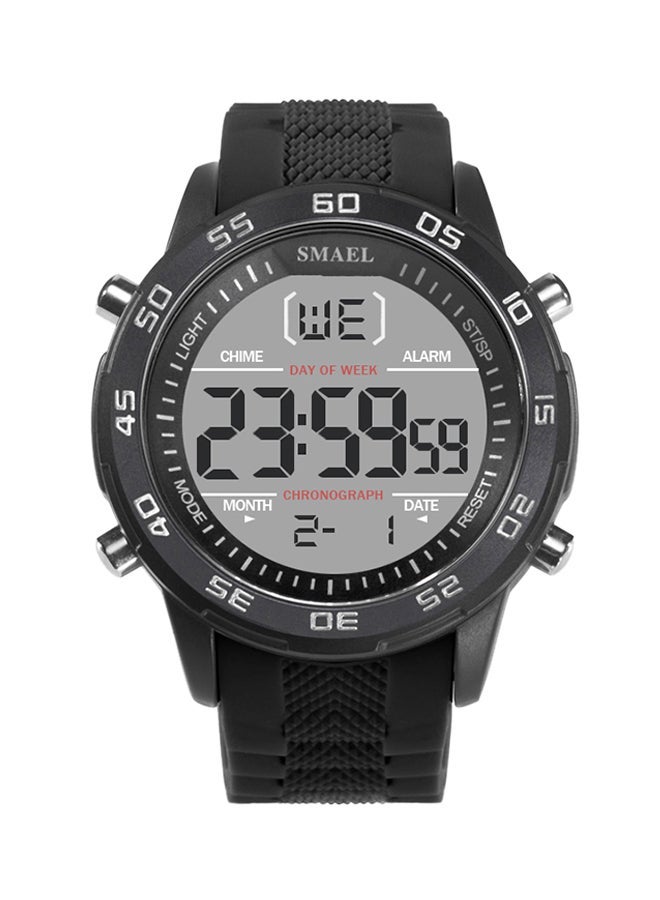 NIBEMINENT unisex Water Resistant Silicone Digital Watch 1067