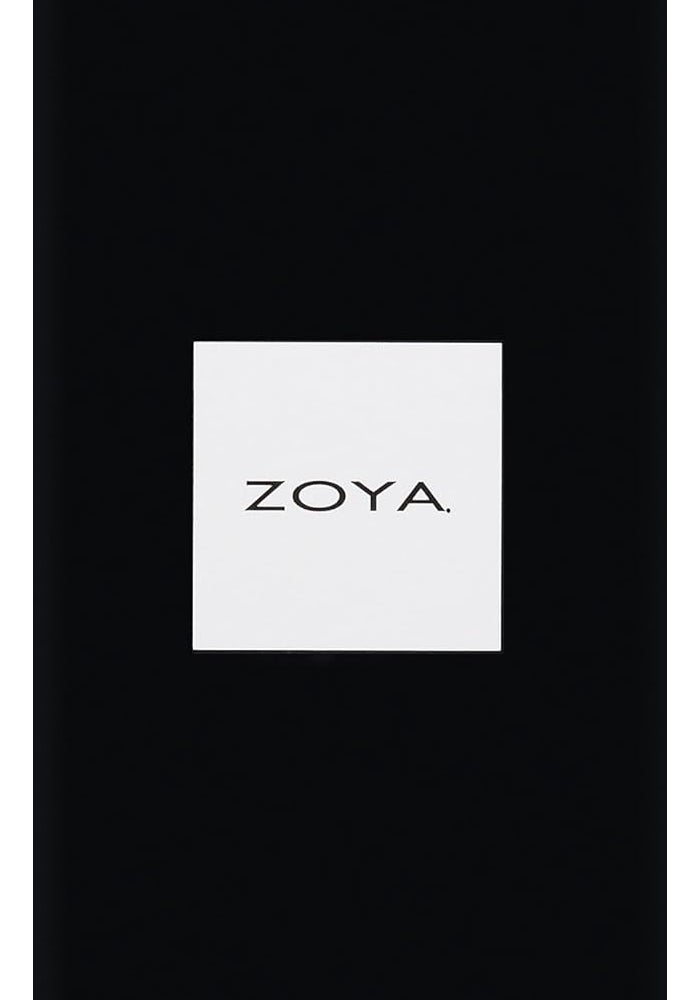 Zoya Raven ZP387 Nail Polish - Intense Satiny Black with Subtle Silver Shimmer, 15 ml - Image 2