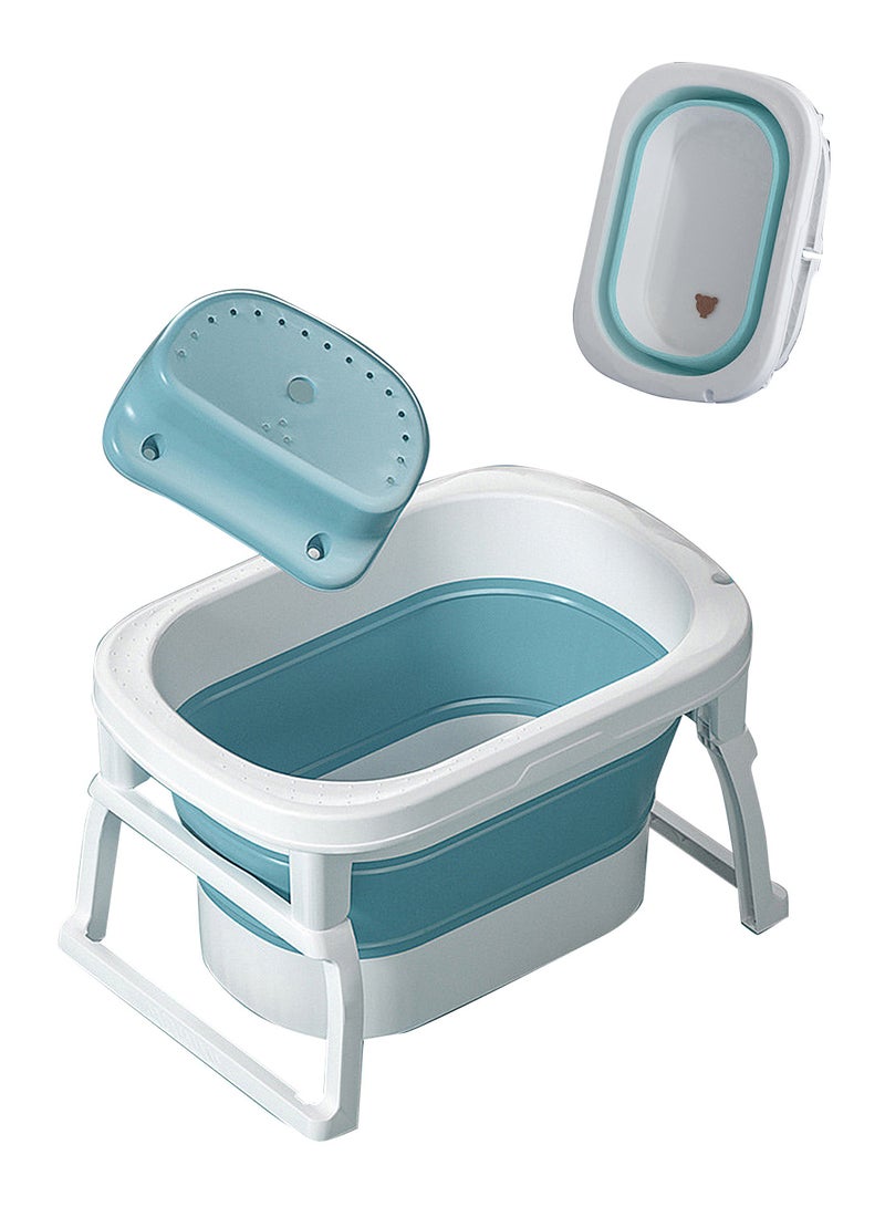 MaBaby Baby Thickened Swimming Bath Tub, Portable And Foldable Baby Bathtub, Baby Bath Essentials With Large Capacity - Image 1