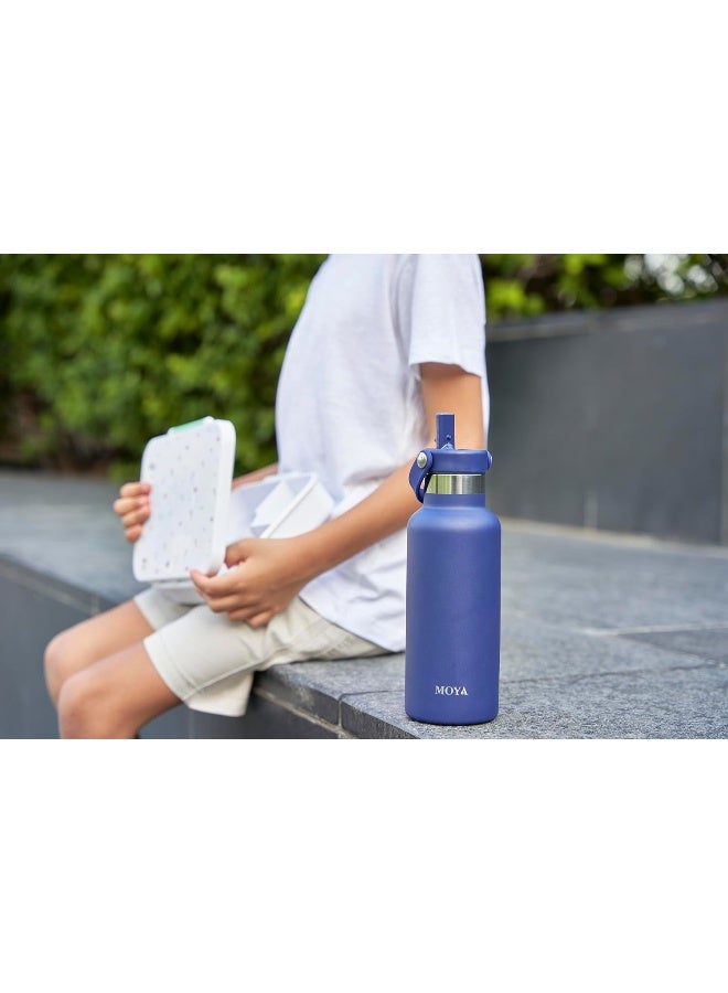 Moya 'Starfish' 500ml Insulated Sustainable Water Bottle Coral - Image 4