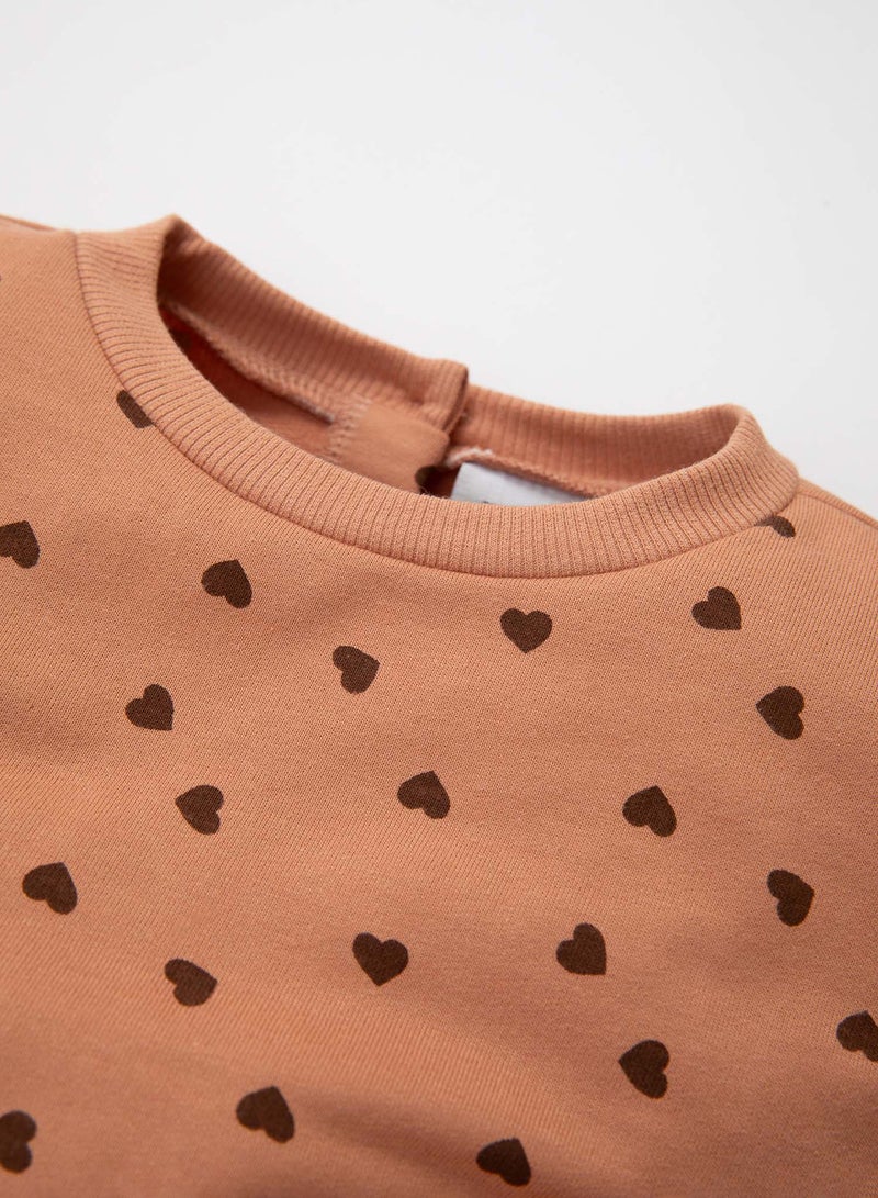 DeFacto Heart Print Dress  - Image 3