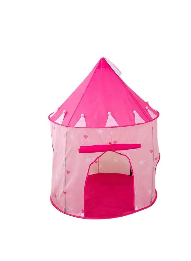Premium Foldable Play Tent House for Toddlers – Pink, Portable Indoor & Outdoor Kids Play Tent, 105 × 105 × 135 cm - Image 1