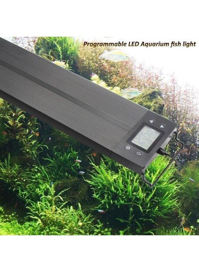 Generic - B&K Programmable LED Aquarium Light Extendable Dimmable 7 Modes Full Spectrum Light for Freshwater - Image 1