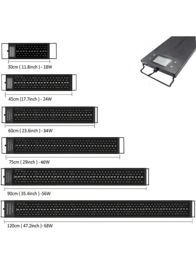 Generic - B&K Programmable LED Aquarium Light Extendable Dimmable 7 Modes Full Spectrum Light for Freshwater - Image 1