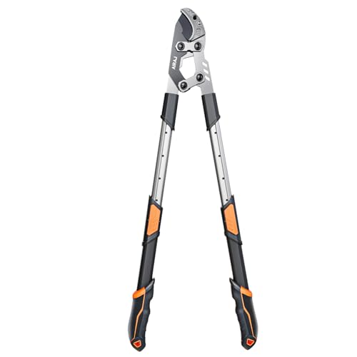 AIRAJ 27-37'' Extendable Anvil Loppers,Tree Trimmer Heavy Duty with Compound Action,Branch Cutter with 2” Cutting Capacity,Chops Thick Branches Ease,Garden Lopper for Gardening Pruning Shears - Image 1
