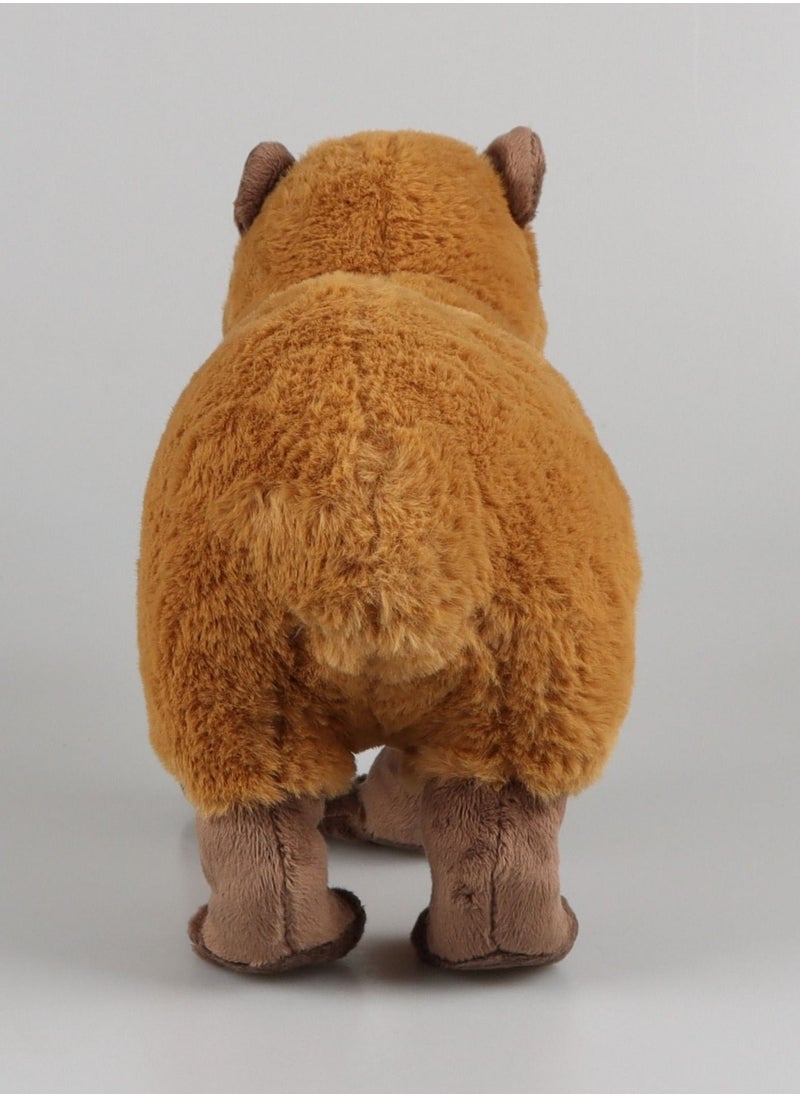 Generic - Capybara Plush Toy-Lifelike Rodent 13”Capybara Stuffed Animals,Soft Wild Animals Crawling Capybara Stuffed Toys,Unique Plushie Toys Model Dolls Collection for Kids (Capybara) - Image 1