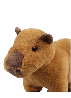 Capybara Plush Toy-Lifelike Rodent 13”Capybara Stuffed Animals,Soft Wild Animals Crawling Capybara Stuffed Toys,Unique Plushie Toys Model Dolls Collection for Kids (Capybara)