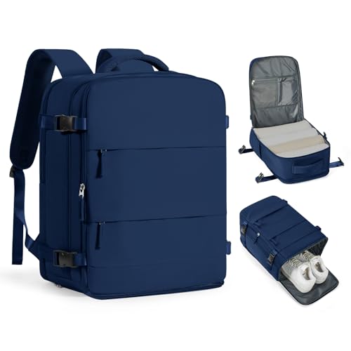 coofay Travel Backpack Carry on Flight Approved Carry on Backpack for Airplanes Personal Item Travel Bag 18x14x8 Inches Traveling Backpacks Airback Backpacks for Traveling Mochila de Viaje - Image 1