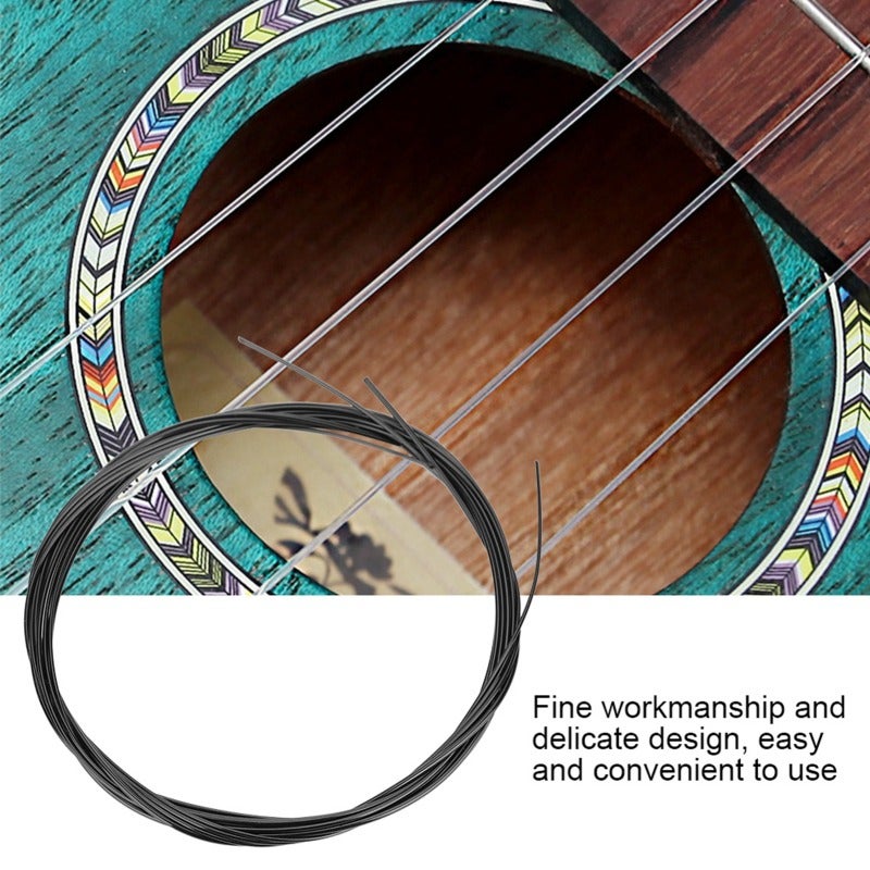 Ukulele Strings Set 27 Inch High-Quality Elastic Durable Nylon - Fine Workmanship Easy Replacement Strings for Soprano Concert Tenor Ukulele Lovers - Image 5