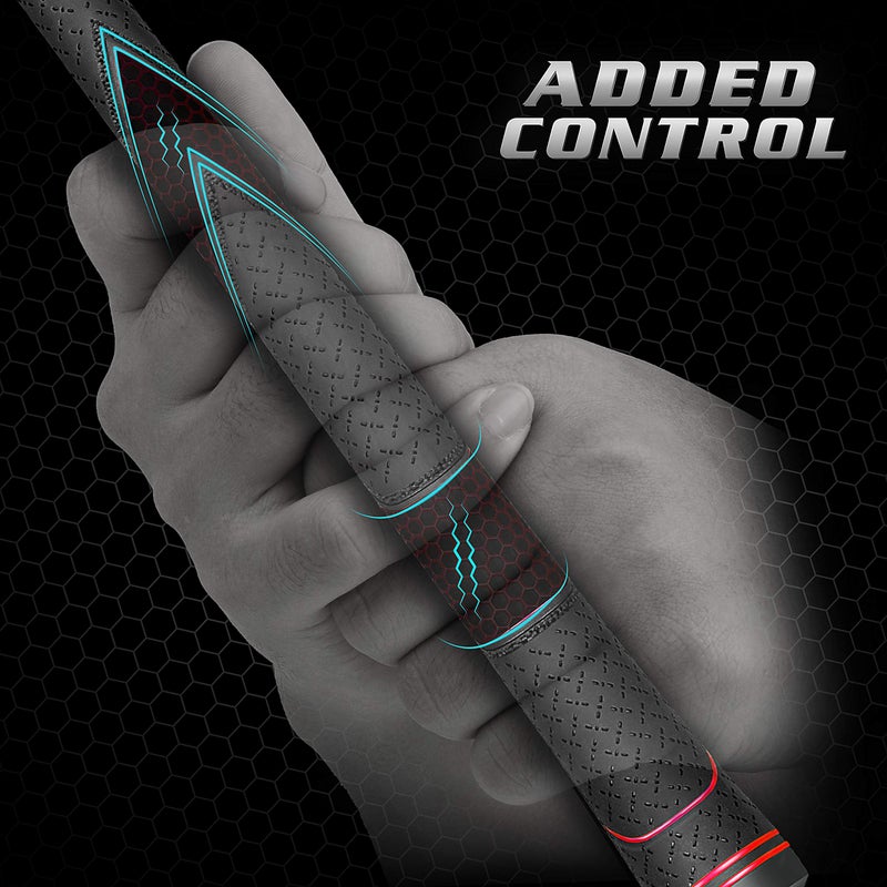 Champkey CHAMPKEY Premium Rubber Golf Grips 13 Pack | High Traction and Feedback Rubber Golf Club Grips | Choose Between 13 Grips with 15 Tapse and 13 Grips with All Kits - Image 4