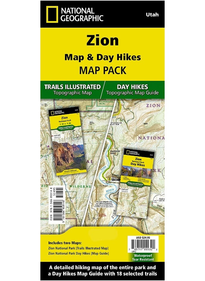 null - Zion National Day Hikes and National Park [Map Pac - Image 1