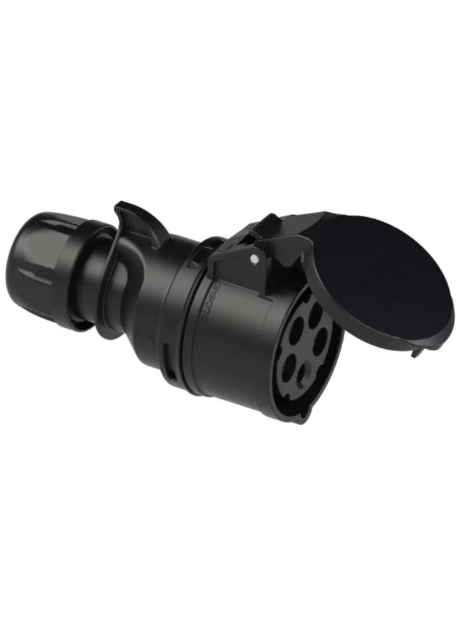 PCE PCE 5 Poles 6h 32A 400V Connector, Screwless Terminals IP44, Dimensions: 171 x 102mm. 